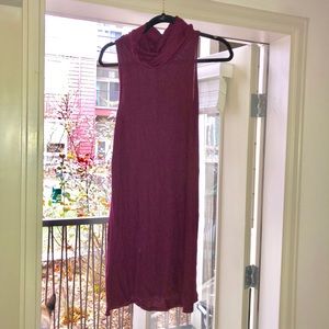 Express Sleeveless Cowl Neck Sweater Dress